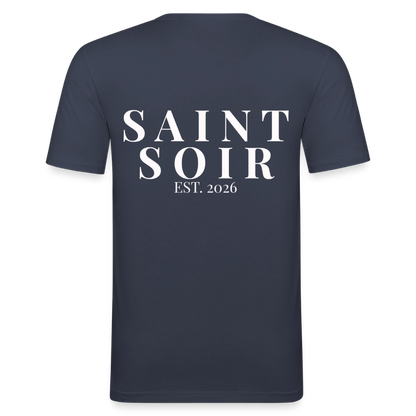 Saint Soir Classic Slim Fit T-Shirt - navy